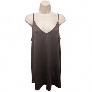 Zenana Outfitters Chocolate Brown V-Neck Top